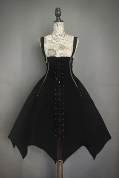 Gothic Lolita Korsetas Jumper Gpgb Sijonas Farron Merų Darbą Karinę Uniformą Lolita JSK-Foxtrot Lolita