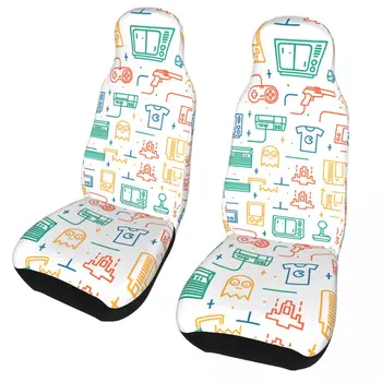 Elektroninės Automobilių Sėdynės Padengti Raštas Interjero Aksesuarų Moterims Žaidimų Mėgėjams Įdomių Sėdynės Pagalvėlės/Padengti Pluošto Automobilių Stilius