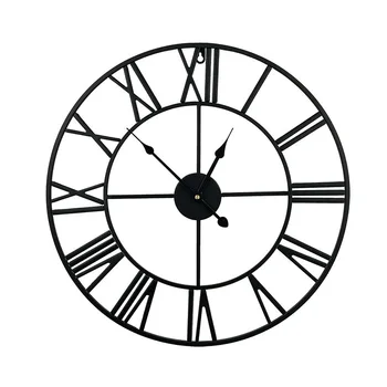Europos Derliaus Sieninis Laikrodis Metallic Black Sieninis Laikrodis Modernus Dizainas Ir Tylus Didelis Sieninis Laikrodis Namų Dekoro Reloj De Sumalti Laikrodis