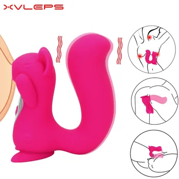 Nauji karšto Mielas Voverė Skulptūra Čiulpti Liežuvio Spenelių Vibratorius Gyvis Klitorio Lyžis Stimuliatorius Sekso Žaislai Moterims