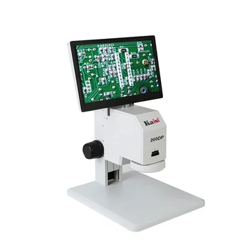 Pramonės Skaitmeninis Mikroskopas su 10-colių 1080P HDMI Integruotas Ekranas Aukšto ryškumo LED Šviesos Laboratorijoje Papuošalai Medicina
