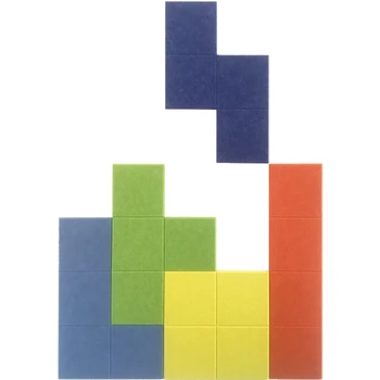 Tetris 3d sienų lipdukai vaikų švietimo kūrybinis veltinio įspūdį ankstyvojo ugdymo darželyje sienų apdaila