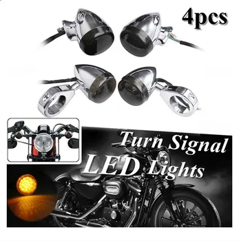 Universalus Motociklas užsakymą LED posūkio signalo lemputė Posūkių lemputė posūkių žibintas vairo žibintas posūkio už Harley