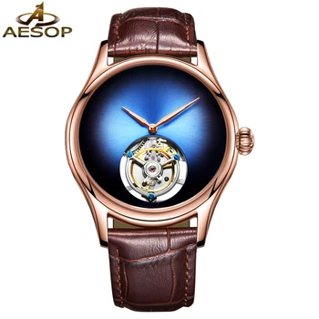 EZOPO Prekės Originalios Tourbillon Laikrodžiai Vyrų Mados Vandeniui Mechaninis Laikrodis Prabanga Safyras Laikrodis Relogio Masculino