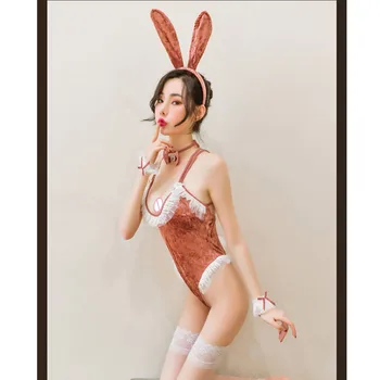 2022 Suaugusių Seksualus Apatinis Trikotažas Triušis Mergina Triušiai Vienodai Kalėdų Vaidmuo Žaisti Erotinis Apatinis Trikotažas Halloween Kostiumai Cosplay Bunny Girl