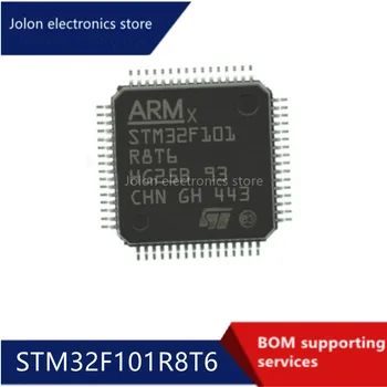 Naujas stm32f101r8t6 lqfp-64 arm Cortex-M3 32-bitų mikrovaldiklis MCU integrinio grandyno vieno lusto mikrokompiuteris lustas