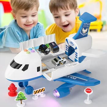 Vaikai Lėktuvo Žaislas Naujas Deformacijos Muzikos Modeliavimas Kelio Inercijos Žaislas Orlaivio Dydžio Keleivinį Lėktuvą Automobilį Vaikų Dovanų