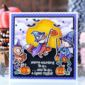 Panalisacraft Cute Halloween Antspaudas Metalo Pjovimo Miršta Trafaretai, skirti 