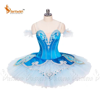 Aqua Blue Blizga Satino Karalienė Dryads Baleto Suknelė Miegančioji Gražuolė Faries Klasikinio Tutu Kostiumas Profesinės BT923