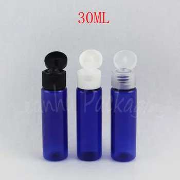 30ML Mėlyna Butas Peties Plastikinio Butelio , 30CC Šampūnas / Losjonas Kelionės Pakuotė Butelis , Tuščias Kosmetikos Pakuotę ( 100 VNT/Lot )