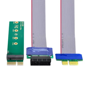 Xiwai NVME AHCI NGFF M-key SSD su PCI-E 3.0 1x x1 Vertikali plokštė su PCI-E Laidas Vyrų ir Moterų Pratęsimo