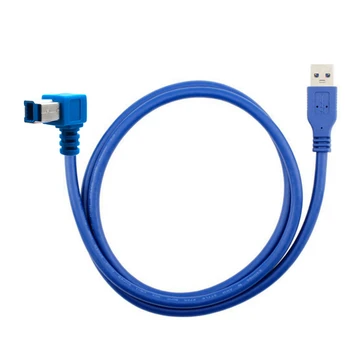 USB 3,0 A Stecker auf Nuorodos Winkel 90 Grad B Stecker AM/BM Didelės Spartos 'is Drucker' is Kabel 0,6 m 1m 1,8 m 3m