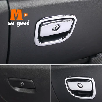 2014 m. 2015 m. 2016 m. 2017 m. Jeep Grand Cherokee Automobilių Saugojimo dėžutė rankena durų dubenėlį, Padengti Apdailos Automobilių ABS Chrome 