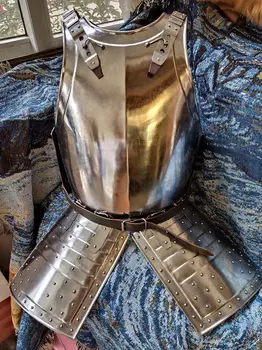 Europos 17-ojo amžiaus Gunner ' s armor Helovyno cosplay Karo šarvai Pikeman billman Breastplate kariai Viduramžių Riteris kostiumas