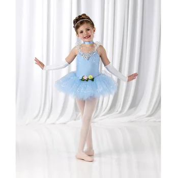 Blizgučiais puošyba Baleto Mdc Suknelės Vaikams,Merginos Mėlynas Rožinis Geltonas Princesė Kostiumas Vaikams Baleto HB812