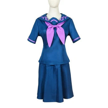 Anime Jojo ' s Bizarre Adventure Cosplay Kostiumų Yamagishi Yukako Helovyno Cosplay Kostiumų Set Top+sijonas+kaklaraištis Individualų