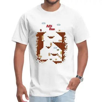 Alex Kidd į Pasaulio Stebuklas 2019 Populiariausių Suaugusiųjų Tshirts Apvalios Kaklo Kazachstano Rankovės Porg Marškinėliai Atsitiktinis Tee Marškinėliai Žaidimas marškinėliai