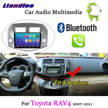 Toyota RAV4/XA30 2007-2011 Automobilių Android 7.1 Multimedijos Sistemos Radijo Carplay USB Wifi GPS Navigacijos