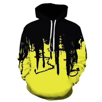 Tendencija dažai, tapyba, 3D skaitmeninis spausdinimas vaikų vyrų hoodie kailis XS-4XL naujas mados shinjuku hoodie
